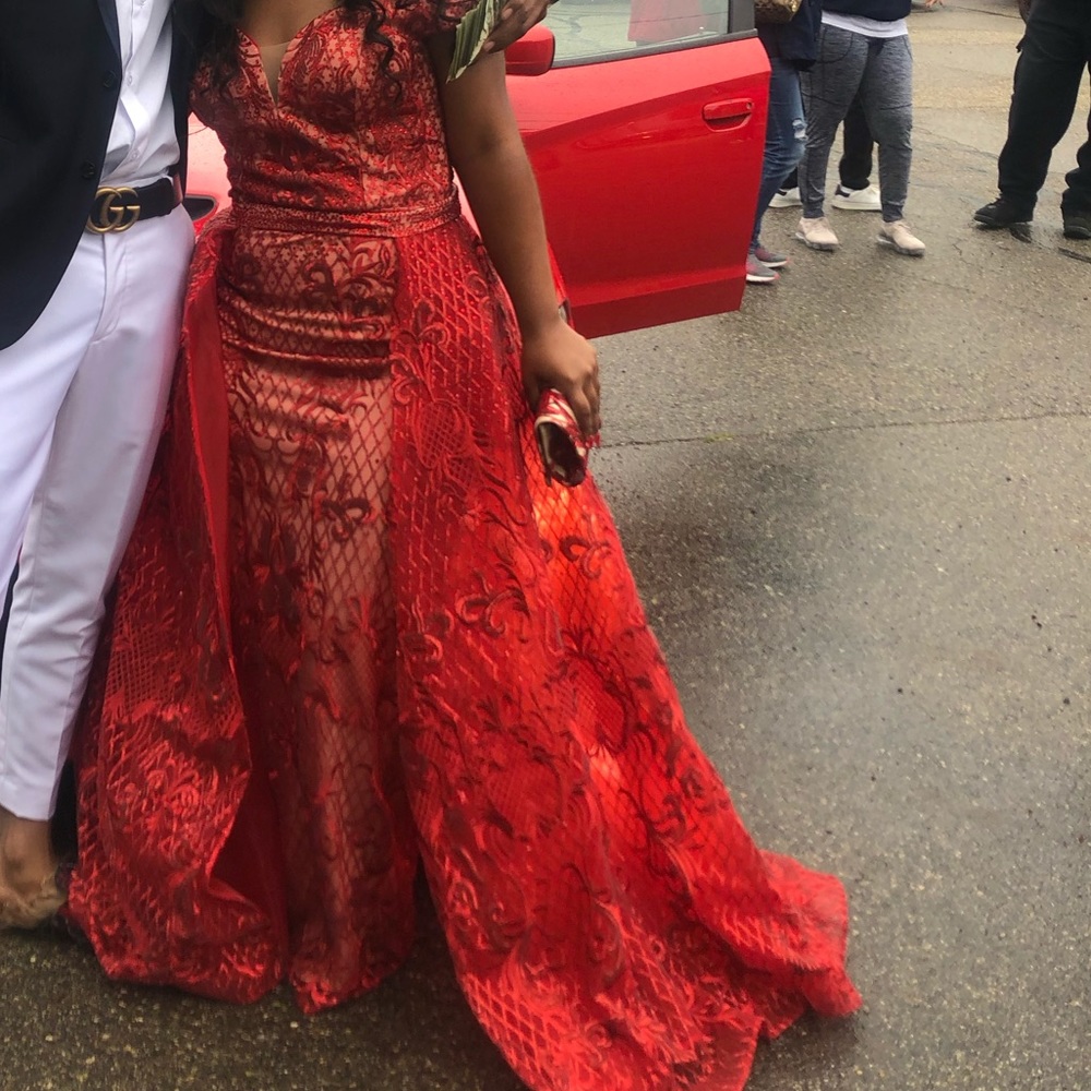 2 piece prom dress